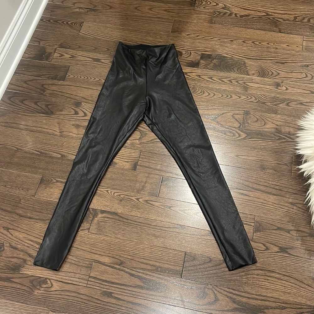 Commando Black Faux Leather Leggings